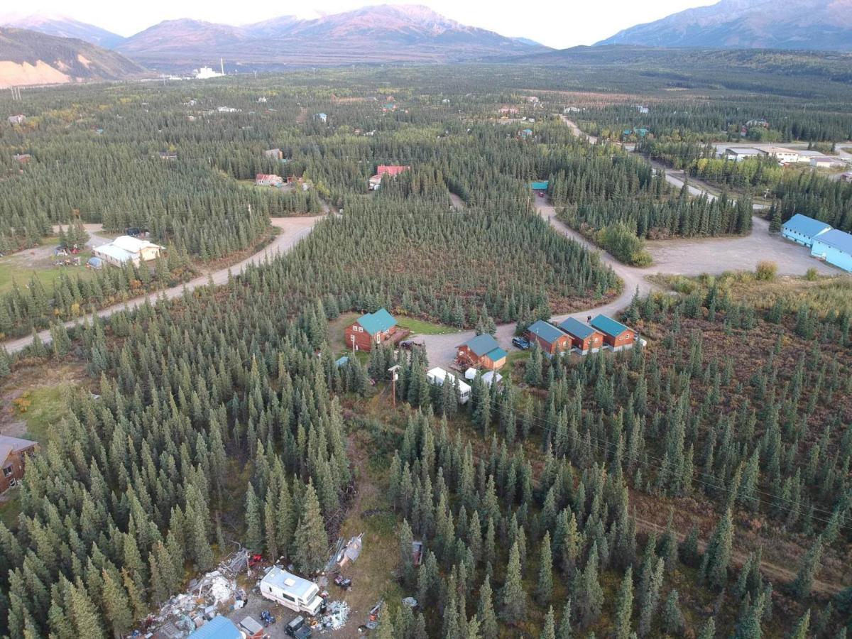 Denali'S Alaskan Spruce Cabins Healy Eksteriør bilde