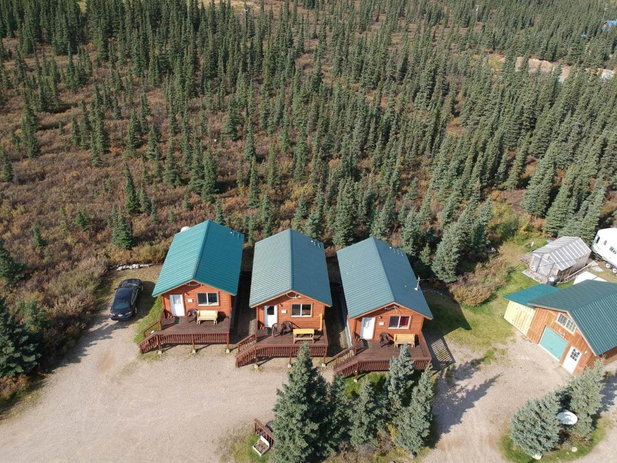 Denali'S Alaskan Spruce Cabins Healy Eksteriør bilde