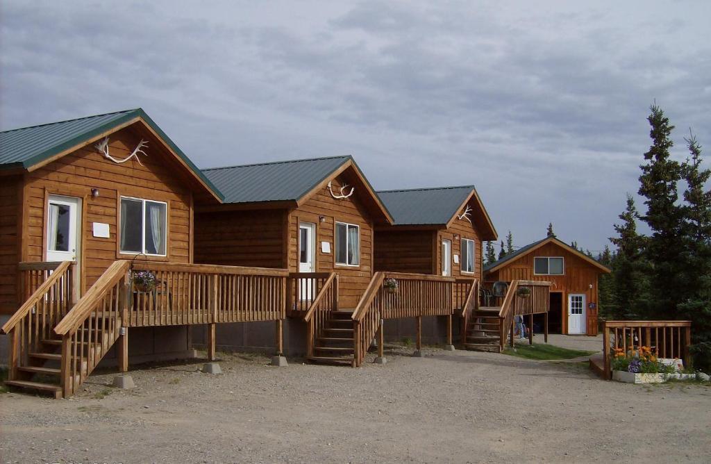 Denali'S Alaskan Spruce Cabins Healy Eksteriør bilde