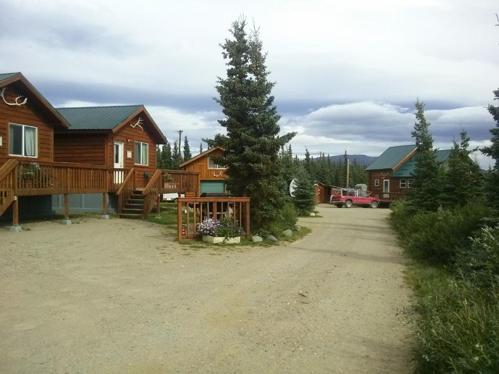 Denali'S Alaskan Spruce Cabins Healy Eksteriør bilde